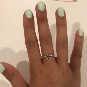 pandora flower ring